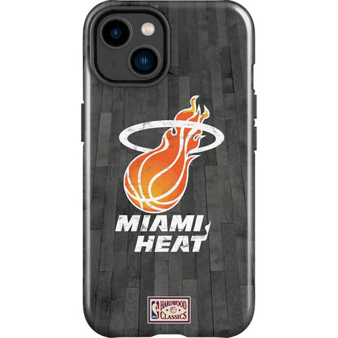 NBA Miami Heat Hardwood Classics iPhone 15 Plus Impact Case