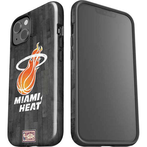 NBA Miami Heat Hardwood Classics iPhone 15 Plus Impact Case