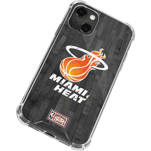 NBA Miami Heat Hardwood Classics iPhone 14 Plus Clear Case