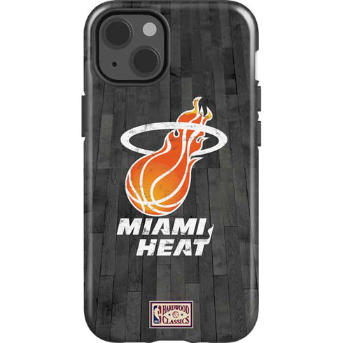 NBA Miami Heat Hardwood Classics iPhone 15 Impact Case