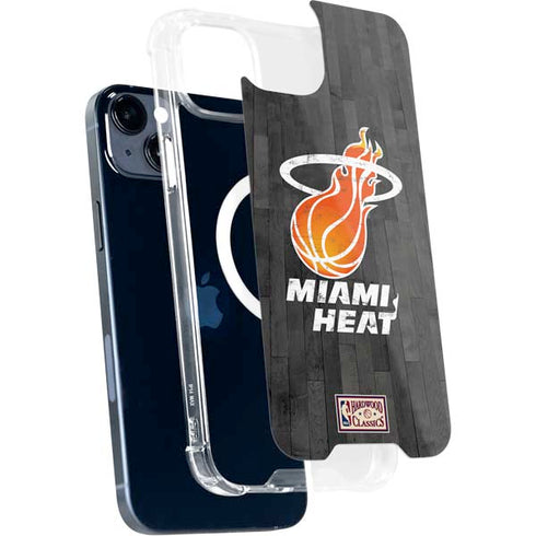 NBA Miami Heat Hardwood Classics iPhone 15 Plus MagSafe Case