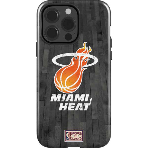 NBA Miami Heat Hardwood Classics iPhone 14 Pro Impact Case