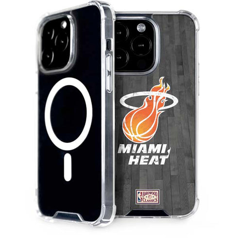 NBA Miami Heat Hardwood Classics iPhone 15 Pro MagSafe Case