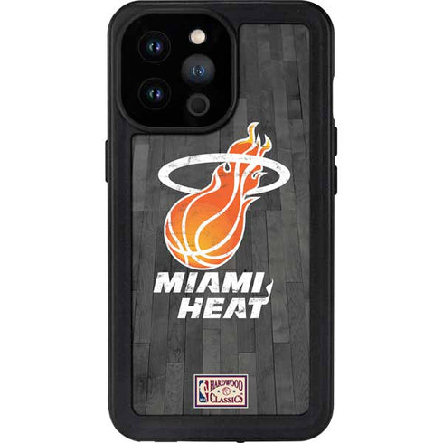 NBA Miami Heat Hardwood Classics iPhone 14 Pro Max Waterproof Case