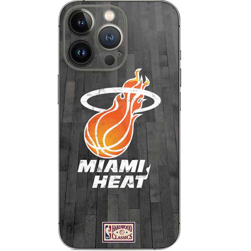 NBA Miami Heat Hardwood Classics iPhone 14 Pro Skin