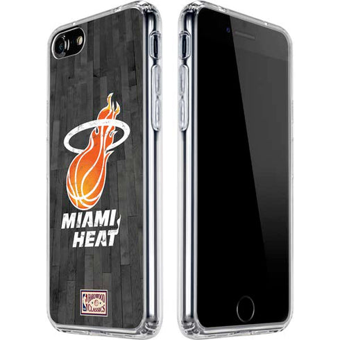 NBA Miami Heat Hardwood Classics iPhone SE (2nd & 3rd Gen) Clear Case