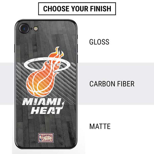 NBA Miami Heat Hardwood Classics iPhone SE (2nd & 3rd Gen) Skin