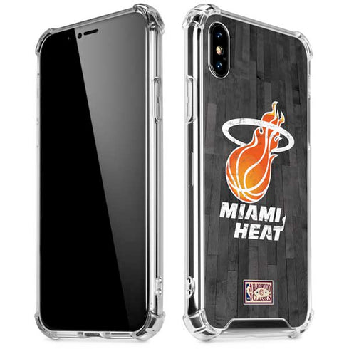 NBA Miami Heat Hardwood Classics iPhone XS Max Clear Case