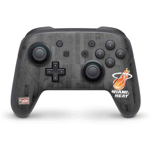 NBA Miami Heat Hardwood Classics Nintendo Switch Pro Controller Skin