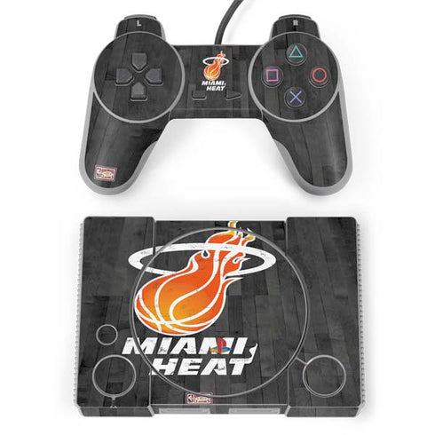 NBA Miami Heat Hardwood Classics PlayStation Classic Bundle Skin