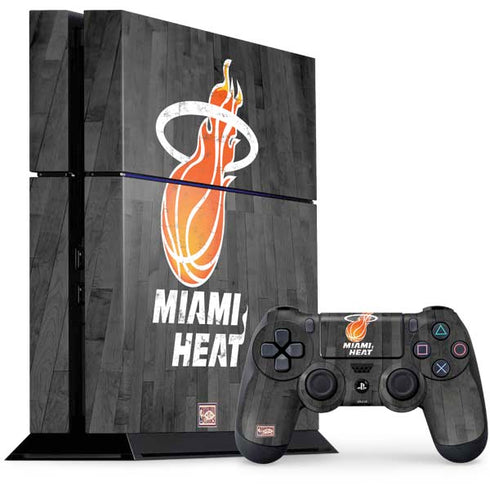 NBA Miami Heat Hardwood Classics PS4 Console and Controller Bundle Skin