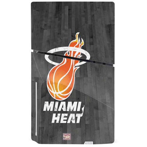 NBA Miami Heat Hardwood Classics PS5 Slim Disk Console Skin