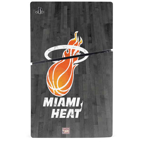 NBA Miami Heat Hardwood Classics PS5 Slim Digital Edition Bundle Skin