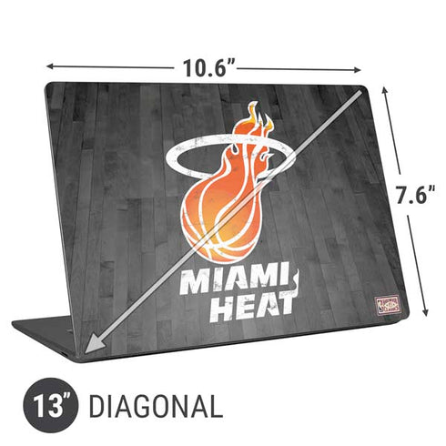 NBA Miami Heat Hardwood Classics Universal Laptop 13in (10.6 x 7.6in) Skin