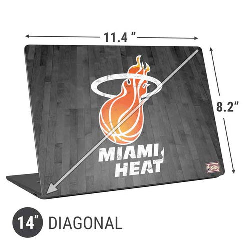 NBA Miami Heat Hardwood Classics Universal Laptop 14in (11.4 x 8.2in) Skin