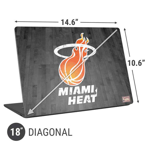 NBA Miami Heat Hardwood Classics Universal Laptop 18in (14.6 x 10.6in) Skin