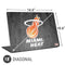 NBA Miami Heat Hardwood Classics Universal Laptop 18in (14.6 x 10.6in) Skin