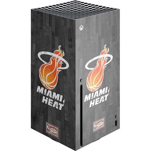NBA Miami Heat Hardwood Classics Xbox Series X Console Skin