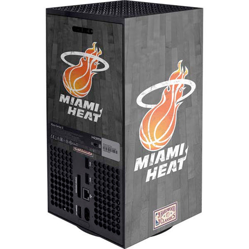 NBA Miami Heat Hardwood Classics Xbox Series X Console Skin