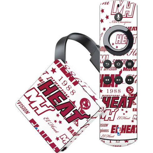 NBA Miami Heat Historic Blast Amazon Fire TV Skin