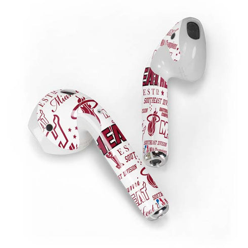 NBA Miami Heat Historic Blast Apple AirPods Skin