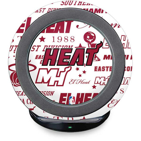 NBA Miami Heat Historic Blast Fast Charge Wireless Charging Stand Skin