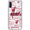 NBA Miami Heat Historic Blast Galaxy A10e Clear Case