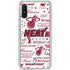 NBA Miami Heat Historic Blast Galaxy A10e Clear Case