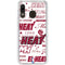 NBA Miami Heat Historic Blast Galaxy A20 Clear Case