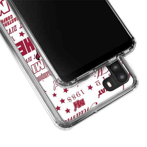 NBA Miami Heat Historic Blast Galaxy A21 Clear Case
