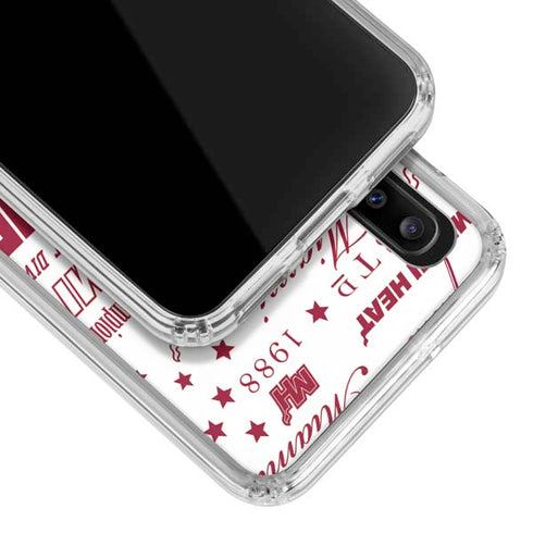 NBA Miami Heat Historic Blast Galaxy A30 Clear Case