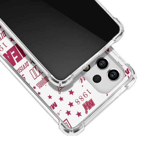 NBA Miami Heat Historic Blast Galaxy A53 5G Clear Case