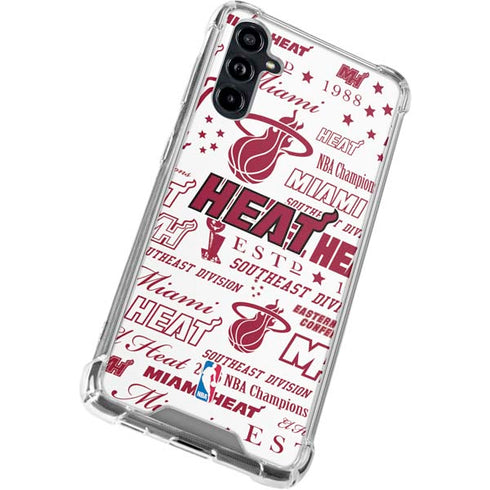 NBA Miami Heat Historic Blast Galaxy A54 5G Clear Case