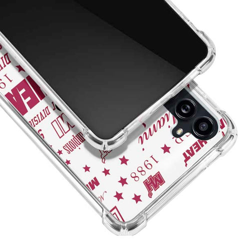 NBA Miami Heat Historic Blast Galaxy A54 5G Clear Case