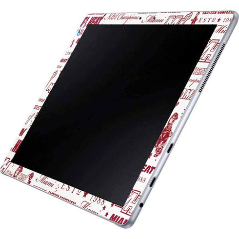 NBA Miami Heat Historic Blast Galaxy Book 12in Skin