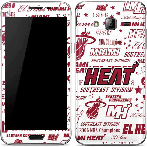 NBA Miami Heat Historic Blast Galaxy J3 Skin