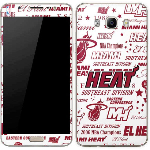 NBA Miami Heat Historic Blast Galaxy J7 Skin
