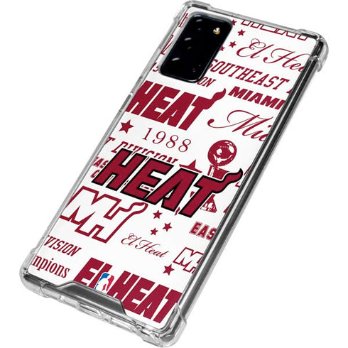 NBA Miami Heat Historic Blast Galaxy Note20 5G Clear Case