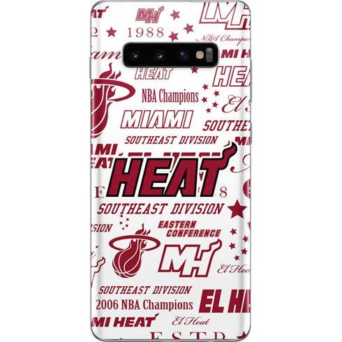 NBA Miami Heat Historic Blast Galaxy S10 Plus Skin