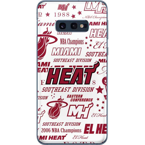 NBA Miami Heat Historic Blast Galaxy S10e Skin