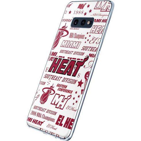NBA Miami Heat Historic Blast Galaxy S10e Skin
