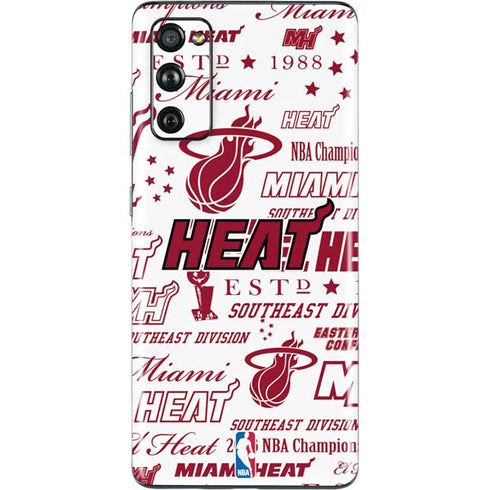 NBA Miami Heat Historic Blast Galaxy S20 Fan Edition Skin