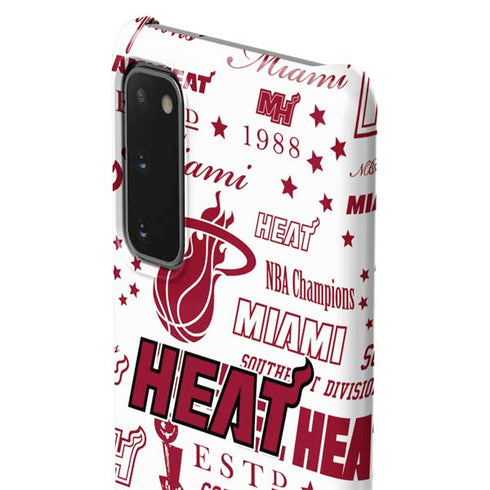 NBA Miami Heat Historic Blast Galaxy S20 Lite Case