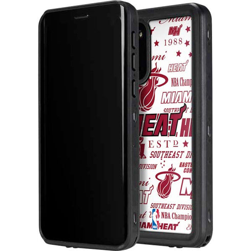 NBA Miami Heat Historic Blast Galaxy S20 Plus Waterproof Case
