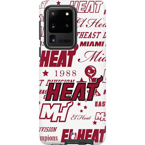 NBA Miami Heat Historic Blast Galaxy S20 Ultra 5G Pro Case