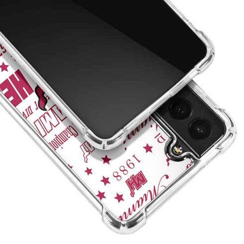 NBA Miami Heat Historic Blast Galaxy S21 5G Clear Case
