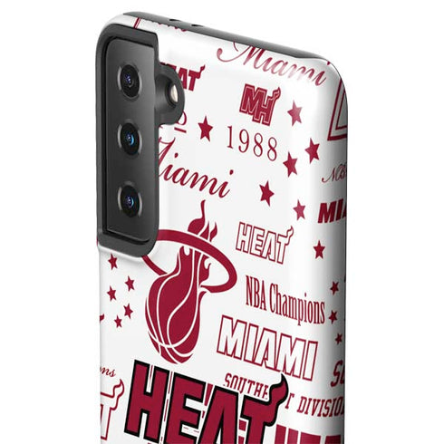 NBA Miami Heat Historic Blast Galaxy S21 FE Pro Case