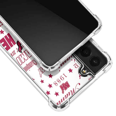 NBA Miami Heat Historic Blast Galaxy S21 Plus 5G Clear Case