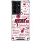 NBA Miami Heat Historic Blast Galaxy S21 Ultra 5G Clear Case