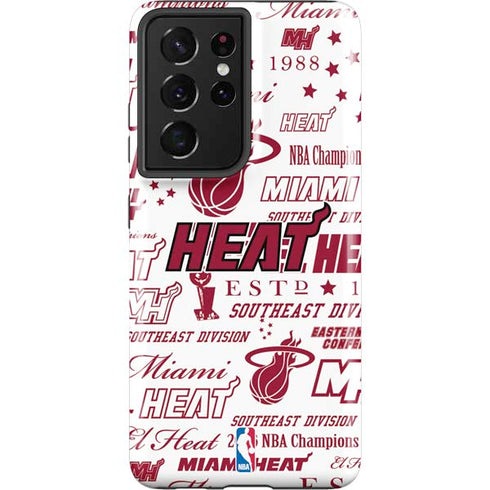 NBA Miami Heat Historic Blast Galaxy S21 Ultra 5G Pro Case